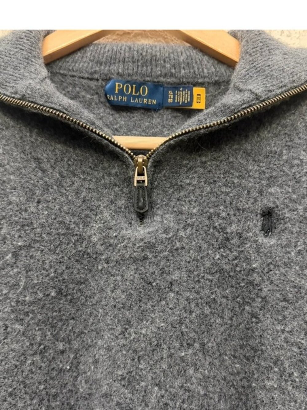 Polo Ralph Lauren Wool 1/4 zip sweater